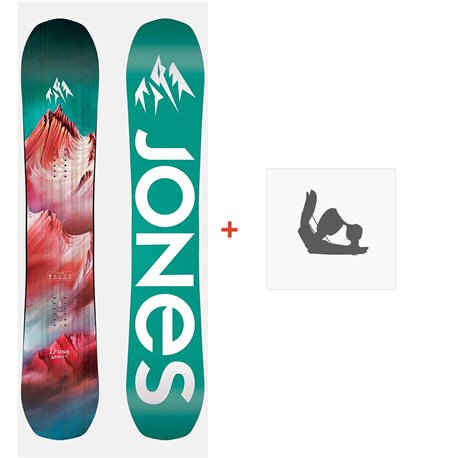 Snowboard Jones Dream Weaver 2023 + Snowboard bindings - Men's Snowboard Sets