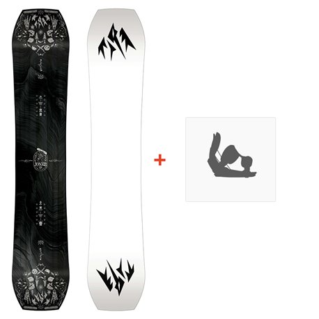 Snowboard Jones Tweaker 2023 + Snowboard bindings - Men's Snowboard Sets