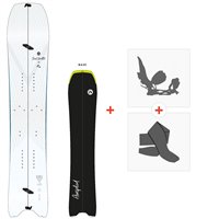 Splitboard Amplid Surf Shuttle 2023 + Splitboard Bindungen + Felle  - Splitboard Package - Mann