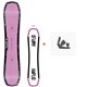 Snowboard Amplid Singular Twin 2024 + Fixations  - Pack Snowboard Homme