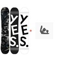 Snowboard Yes Basic 2023 + Fixations de snowboard
