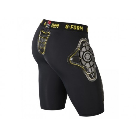 G Form Pro X Compression Shorts Youth Black/Yellow 2019 - Protektorenshorts