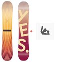 Snowboard Yes Hello 2023 + Fixations de snowboard