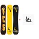 Snowboard Yes Jackpot 2023 + Fixations de snowboard - Pack Snowboard Homme