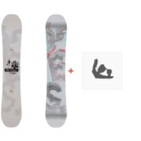 Snowboard Yes Typo 2023 + Fixations de snowboard - Pack Snowboard Homme