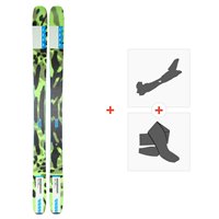 Ski K2 Mindbender 108Ti 2023 + Fixations de ski randonnée + Peaux - Freeride + Rando