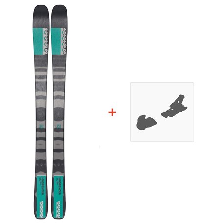 Ski K2 Mindbender 85 W 2023 + Fixations de ski - Ski All Mountain 80-85 mm avec fixations de ski à choix