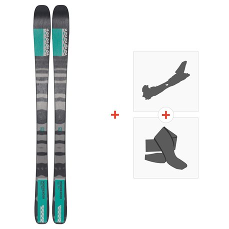 Ski K2 Mindbender 85 W 2023 + Fixations de ski randonnée + Peaux - All Mountain + Rando