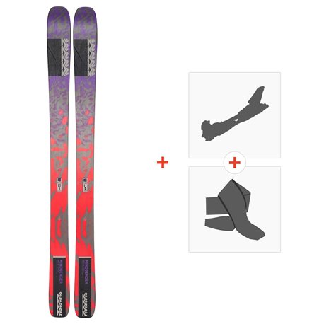 Ski K2 Mindbender 99Ti W 2023 + Touring Ski Bindings + Climbing Skins  - Freeride + Touring