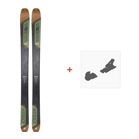 Ski K2 Wayback 106 2023 + Ski bindings