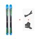 Ski K2 Wayback Jr 2023 + Fixations de ski randonnée + Peaux