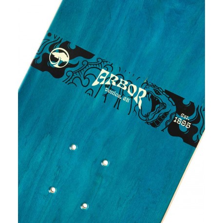 Skateboard Deck Only Arbor Shuriken Cosmic 8.5\\" 2023 - Skateboards Nur Deck