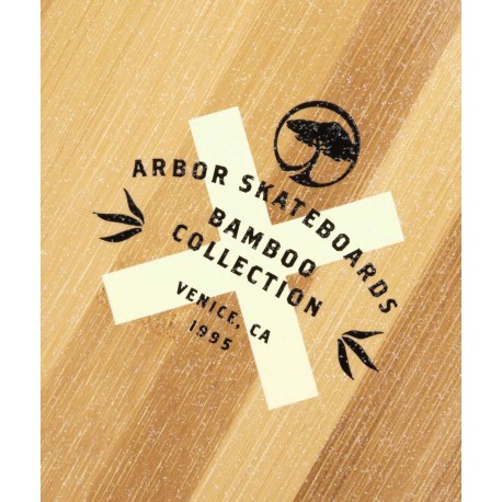 Longboard deck only Arbor Axis 40'' Bamboo 2023  - Longboard deck only (customize)