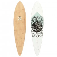 Longboard Deck Only Arbor Bamboo Fish 37" 2023