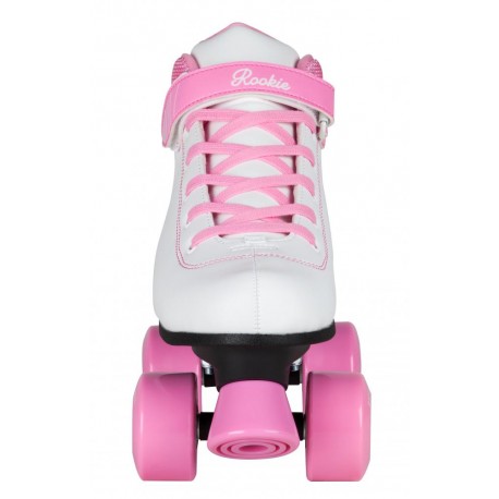 Quad skates Rookieskates Rhythm White Pink 2019 - Rollerskates