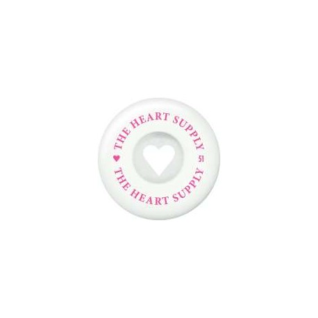 Skateboard Wheels Heart Supply Clean Heart 51mm 4-Pack 2023 - Roues de Skate
