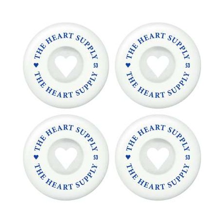 Skateboard Wheels Heart Supply Clean Heart 53mm 4-Pack 2023 - Roues de Skate