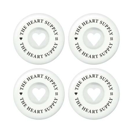 Skateboard Wheels Heart Supply Clean Heart 55mm 4-Pack 2023 - Roues de Skate