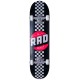 Skateboard Complètes RAD Skateboards Checker Stripe 7.25\\" 2023 - Skateboards Complètes