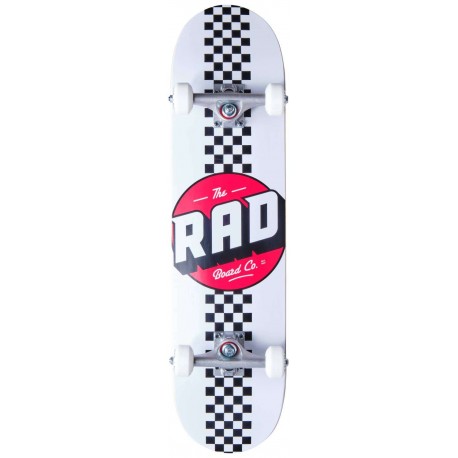 Skateboard Complètes RAD Skateboards Checker Stripe 7.75\\" 2023 - Skateboards Complètes