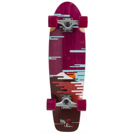 Skateboard Cruiser Complet Mindless Sunset 2023  - Cruiserboards en bois Complet