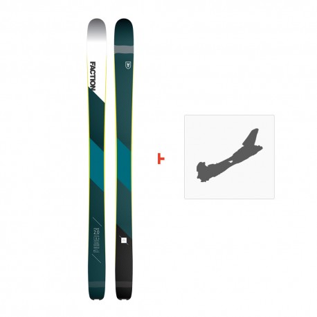 Ski Faction Prime 2.0 2019 + Fixation de ski - Pack Ski Freeride 94-100 mm