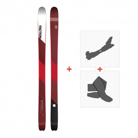 Ski Faction Prime 1.0 2019 + Fixations randonnée + Peau - Rando Polyvalent
