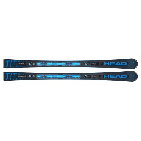 Ski Head Supershape e-Titan 2024 - Ski All Mountain 80-85 mm mit festen Skibindungen