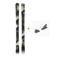 Ski Scott Punisher 105 2018 + Ski bindings - Pack Ski Freeride 101-105 mm