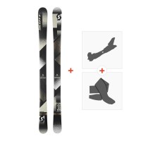 Ski Scott Punisher 105 2018 + Alpine Touring Bindings + Climbing Skins - Pack Ski Freeride 101-105 mm
