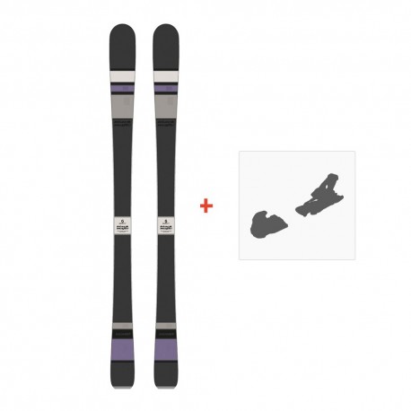 Ski Scott Black Majic 2015 + Fixation de ski - Ski All Mountain 75-79 mm avec fixations de ski à choix