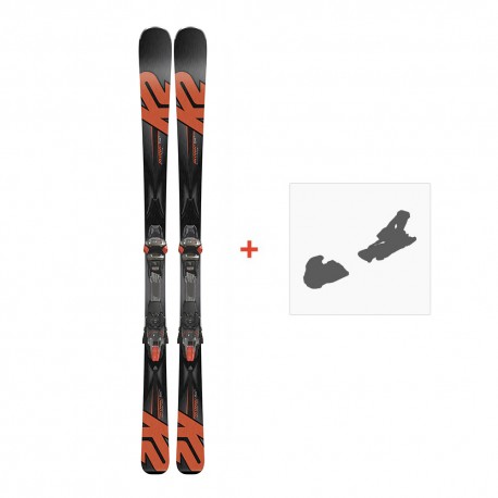Ski K2 Ikonic 84Ti +  MXC 12 TCX 2018 - Ski All Mountain 80-85 mm avec fixations de ski dediés