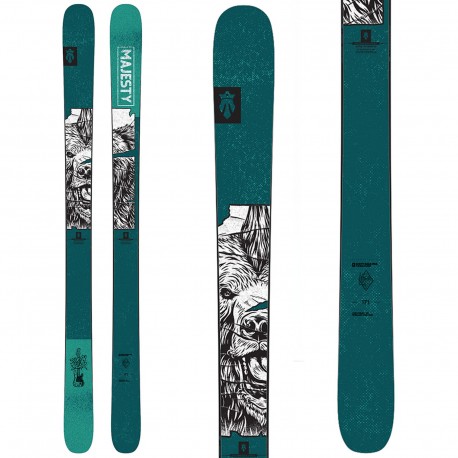 Ski Majesty Dirty Bear PRO 2024 + Ski bindings