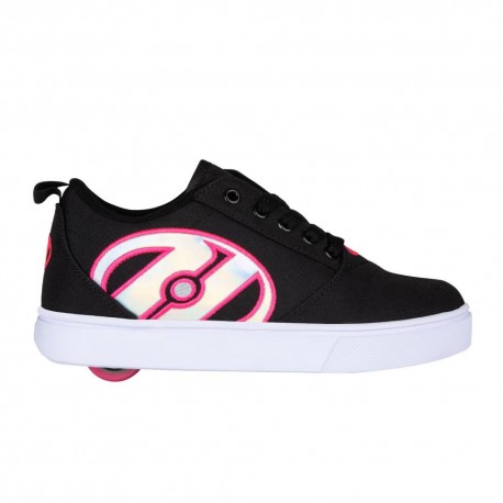 Chaussures à roulettes Heelys X Pro 20 Icon Black/Holo/Neon Pink 2023 - Heelys Filles