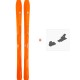 Ski Elan Ibex 94 Carbon 2019 + Fixation de ski - Ski All Mountain 91-94 mm avec fixations de ski à choix