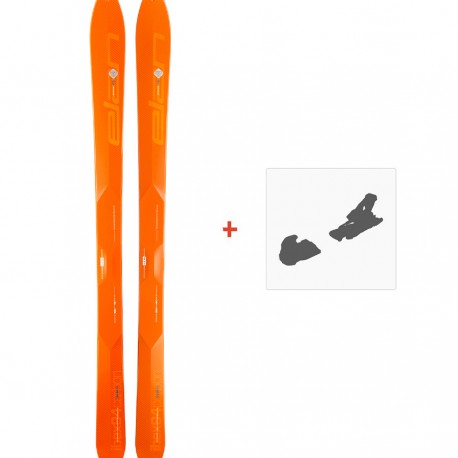 Ski Elan Ibex 94 Carbon 2019 + Skibindungen - Ski All Mountain 91-94 mm mit optionaler Skibindung
