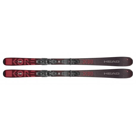 Ski Head Kore X 80 LYT-PR 2024 - Ski All Mountain 80-85 mm avec fixations de ski dediés