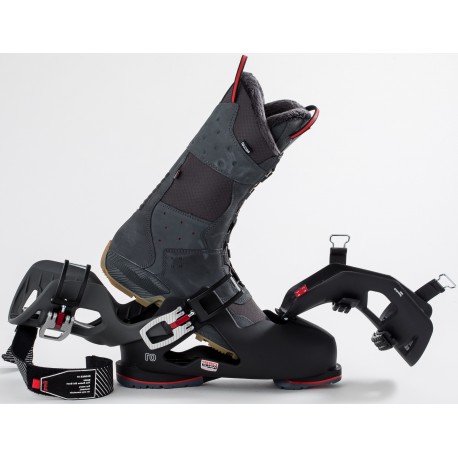 Chaussures de Ski Dahu Ecorce 01 M120 Dark Grey Red 2023 