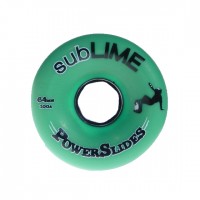Powerslides Abec11 Wheel 64mm Green 2022 - Longboard Rollen