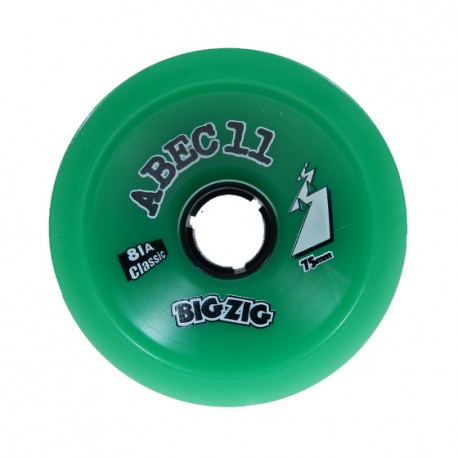 Abec11 BigZig Classic 75mm Green 2022 - Roues Longboard