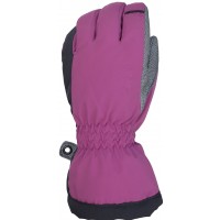 Eska Ski Glove White Cult Pink/Gray 2015
