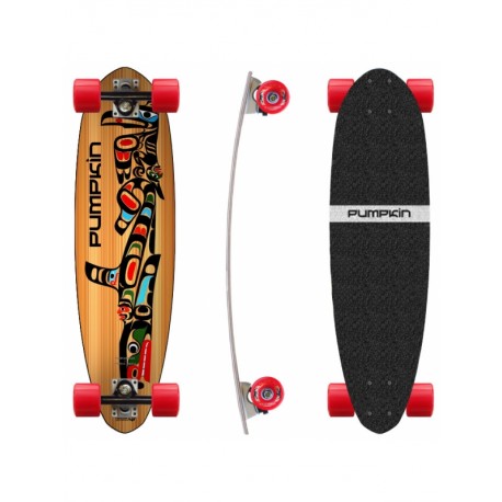 Pumpkin Skateboards Cityflyer Totem 26'' Complete 2019 - Cruiserboards im Holz Complete