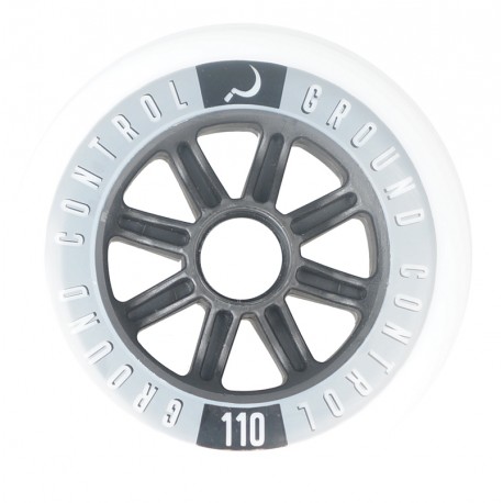 Ground control Wheels Tri-Skate 3-pack white 110mm 85A incl. Titen 2019 - ROLLEN