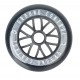 Ground control Wheels Tri-Skate 3-pack Black 125mm 85A incl. Titen 2019 - WHEELS
