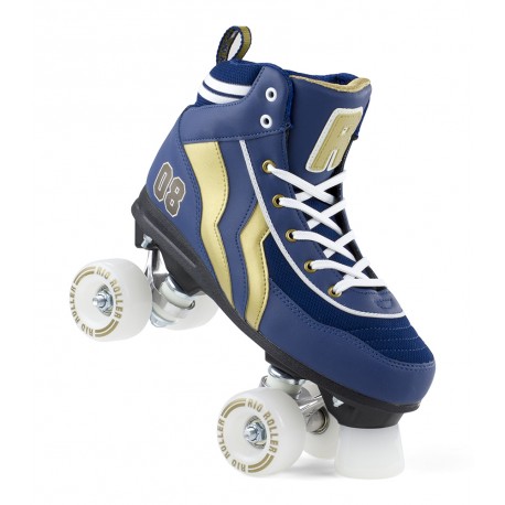 Quad skates RioRoller Varsity Blue / Gold 2019 - Rollerskates
