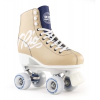 Quad skates RioRoller Script Tan / Blue 2020 - Rollerskates