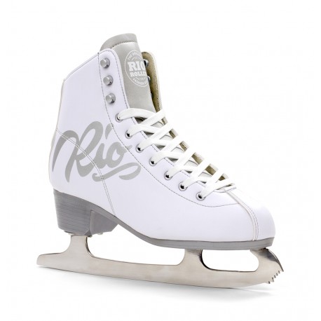 Rio Roller Script Ice Skate White 2018 - ICE SKATE