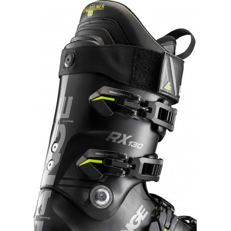 Lange RX130 Black Grey 2019 - Ski boots men