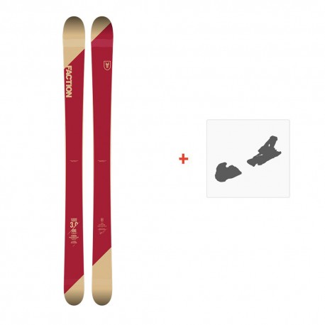 Ski Faction Candide 3.0 2019 + Ski Bindings - Pack Ski Freeride 106-110 mm