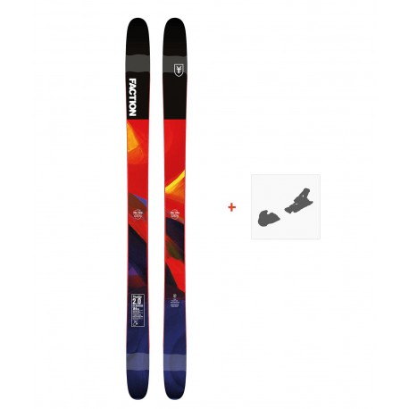 Ski Faction Prodigy 2.0 2019 + Fixation de ski - Pack Ski Freeride 94-100 mm